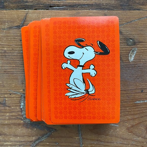 Vintage Collectible Peanuts Snoopy 1970s Playing Cards - Picture 5 of 9